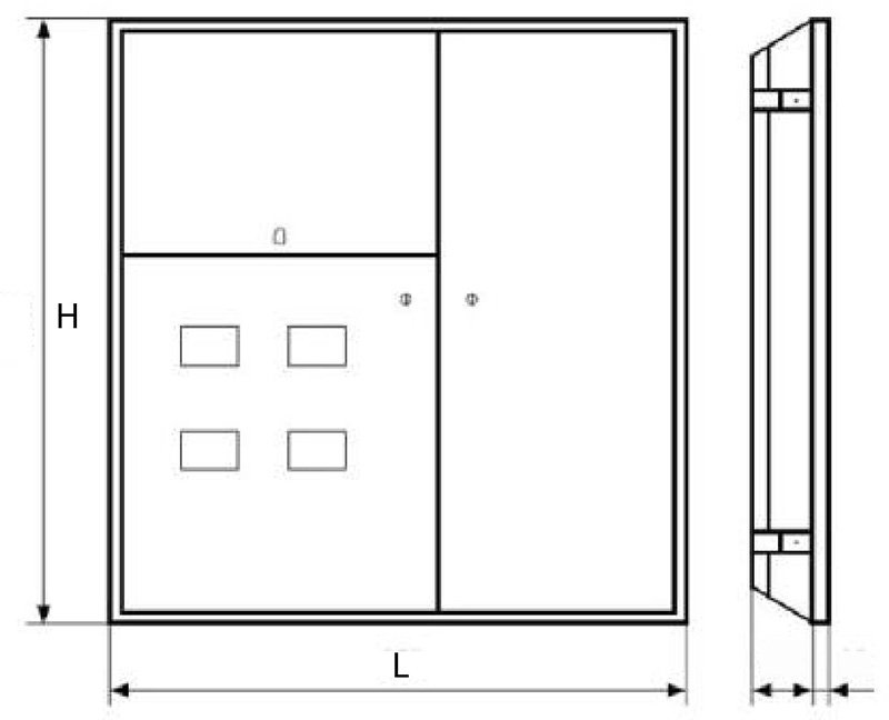 Схема структуры условного обозначения этажных щитков ЩЭ